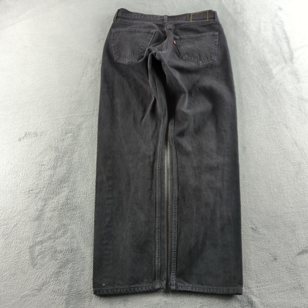 Vintage Levis 501 Jeans Mens 34x32 (Fits 30x31) Black Faded Straight Canada Y2K